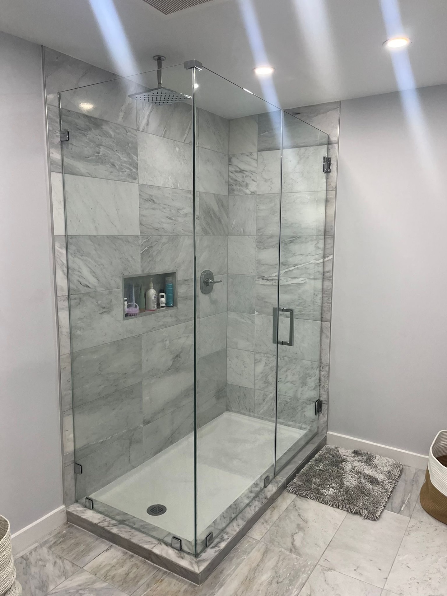 Marble & Glass Shower