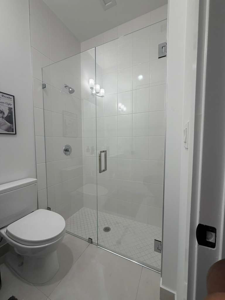 Corner Frameless Shower