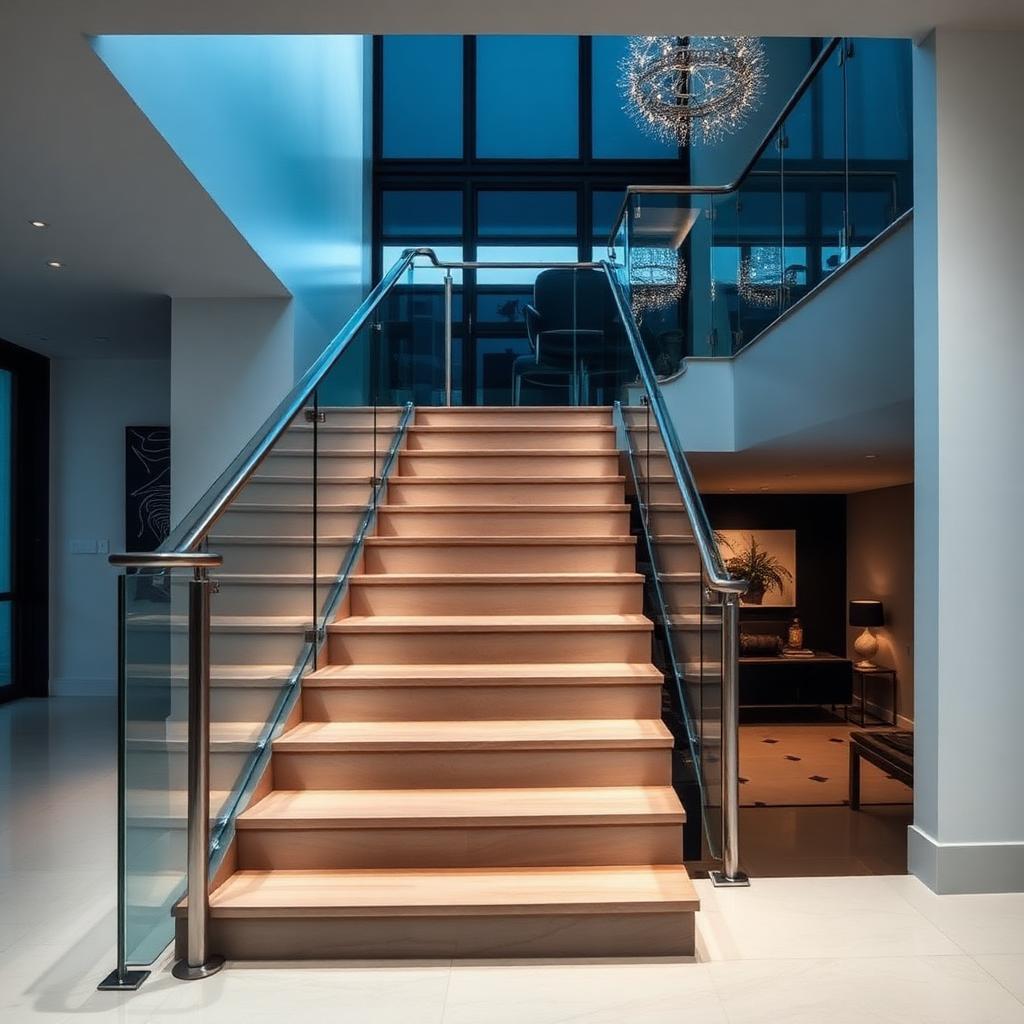 Glass Stair Railings